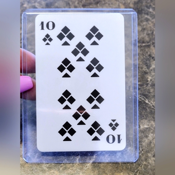 10 of clubs PRADA playing card - Picture 2 of 2